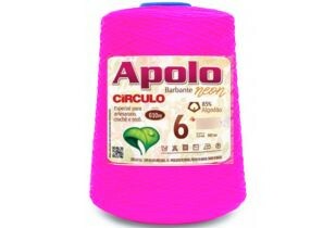 Barbante Apolo Eco fio 6  - Rosa Neon 6372