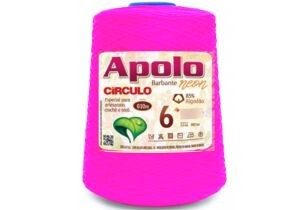 Barbante Apolo Eco fio 6  - Rosa Neon 6372