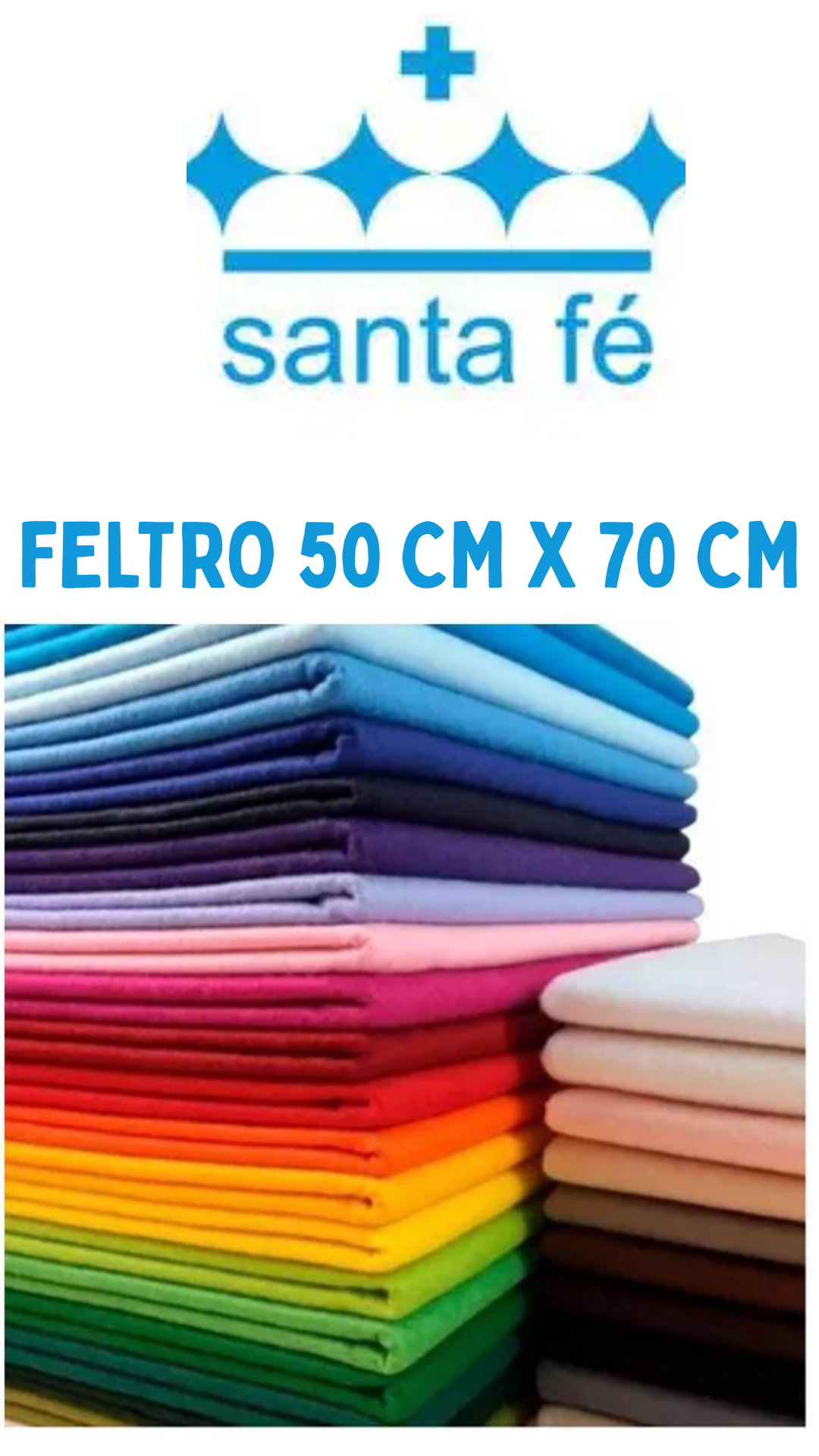 Tecido Feltro Santa Fé 50 cm x 70 cm