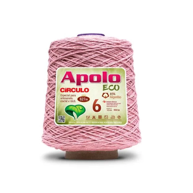 クロロフィル Barbante Apolo Eco fio 6 - Quartzo 3390