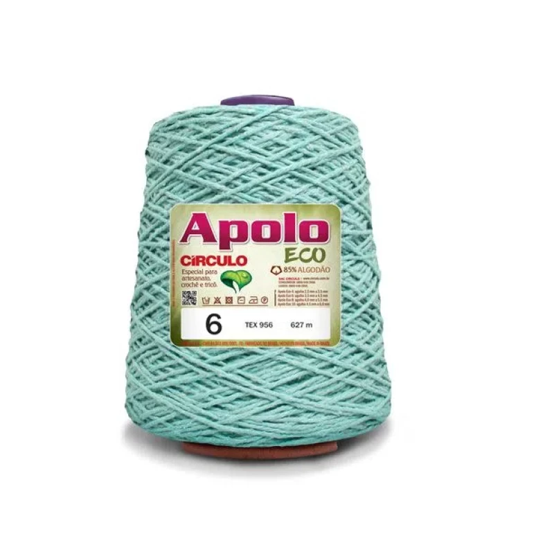 Barbante Apolo Eco fio 6 - Verde Bebê 5276