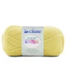 Lã Super Bebê Cisne 100 gramas Marca Coats Corrente - 1005 - Amarelo Claro