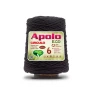 Barbante Apolo Eco fio 6  - Preto 8990