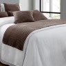 Peseira Marrom Flanel Queen 55cm X 2,00m 