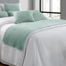 Peseira Verde Flanel Queen 55cm X 2,00m