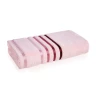 Toalha De Banho Lumina Karsten Cor Marshmallow Listra Rosa Cor 60146 Ref 3675298