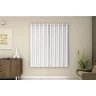 Corta Luz PVC para Varão 1,30M Alt X 2,00M Larg cor Branco