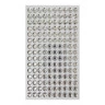Cartela Pedra Ades - Pedra Strass 8Mm Prata