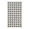 Cartela Pedra Ades - Meia Perola 10Mm Prata Met