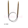 Agulha Circular Bambu E Aço 100 Cm Marca Circulo cor:: 4,5 Mm