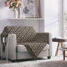 Manta para Sofa Jacquard Casa Blanca 2,10m X 1,40m Geometrico Castor