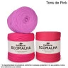 EuroRoma Ecomalha Cores Especiais Tons de Pink (cód. 3007) - 140m