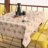 TOALHA DE MESA COLONIAL 1,40M X 2,50M FLORAL