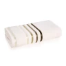 Toalha de Rosto Ivory listra Marrom cor 1112 ref 3674984 Lumina 