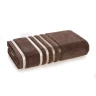 Toalha de Rosto Marrom Listra Bege ref 3242138 Lumina 