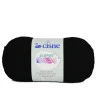 Lã Super Bebê Cisne 100 gramas Marca Coats Corrente - 000N - Preto