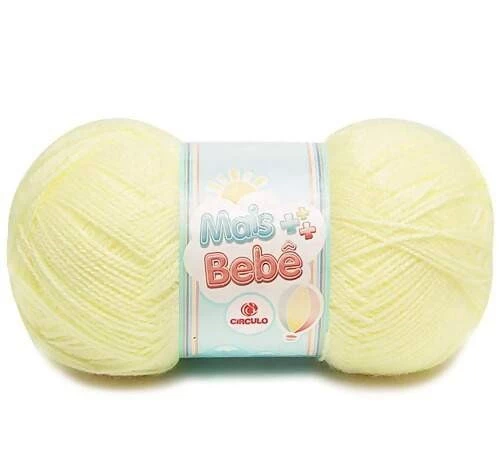 Lã Mais Bebê 100 gramas Marca Circulo - 150 - Creme