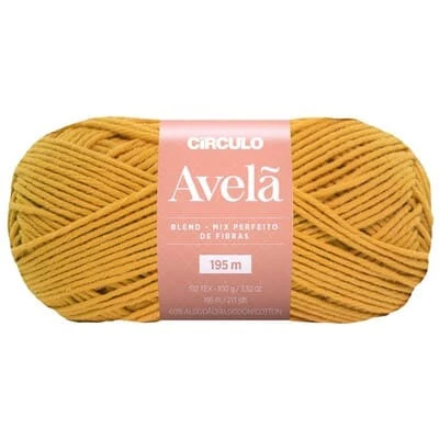 Lã Avelã 100 g cor 1748 Curry