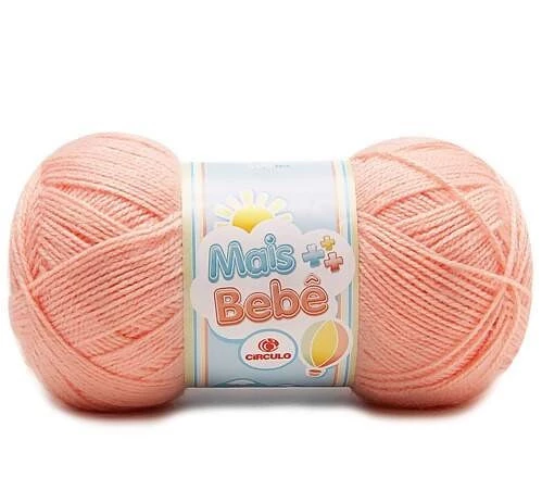 Lã Mais Bebê 100 gramas Marca Circulo - 214 - Blush