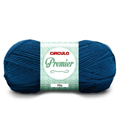 La Premier 100 gramas Marca Circulo cor 2770 Azul Classico