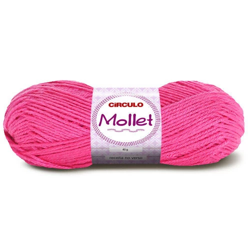 Lã Mollet 40 gramas Marca Circulo - 3182 - Pitaya