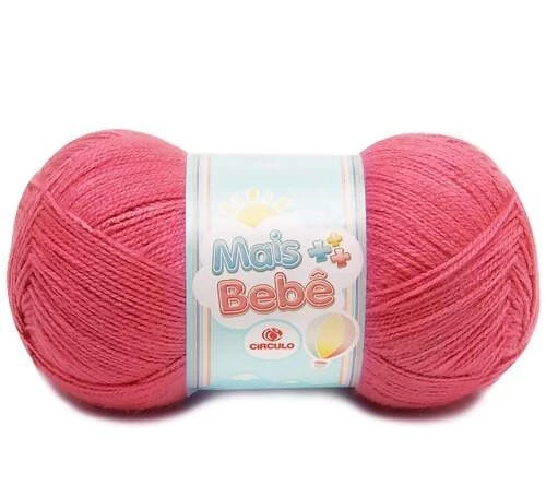 Lã Mais Bebê 100 gramas Marca Circulo - 3190 - Pink