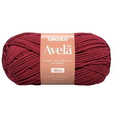 Lã Avelã 100 g cor 3491 Rota do Vinho