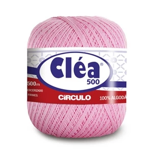 Linha Clea 500 metros Marca Circulo - 3526 - Rosa Candy