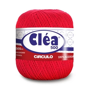 Linha Clea 500 metros Marca Circulo - 3528 - Carmim