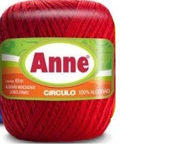 Linha Anne 65 metros - Carmim 3528