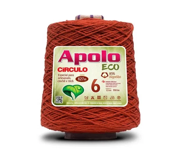 Barbante Apolo Eco fio 6 - Pimenta 3581