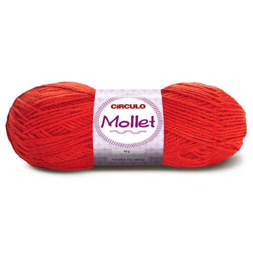 Lã Mollet 40 gramas Marca Circulo - 3585 - Macieira
