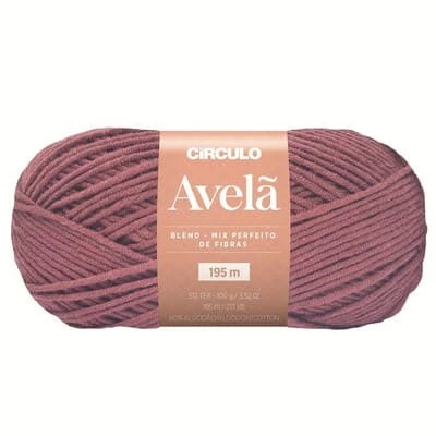 Lã Avelã 100 G Cor 3768 Moça Bonita