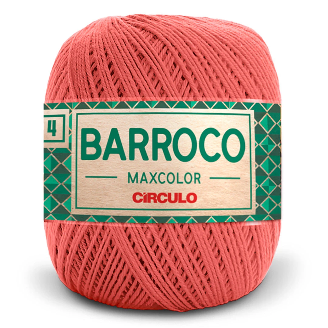 Linha Barroco Max Color N 4 200 Gramas Marca Circulo - 4004 - Coral Vivo