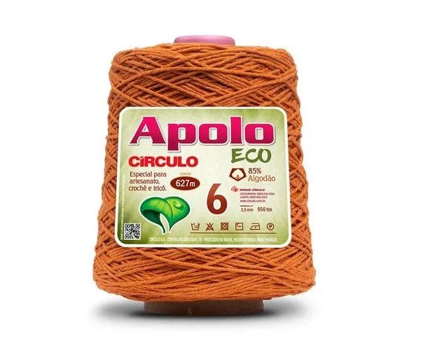 Barbante Apolo Eco fio 6 - Tangerina 4445