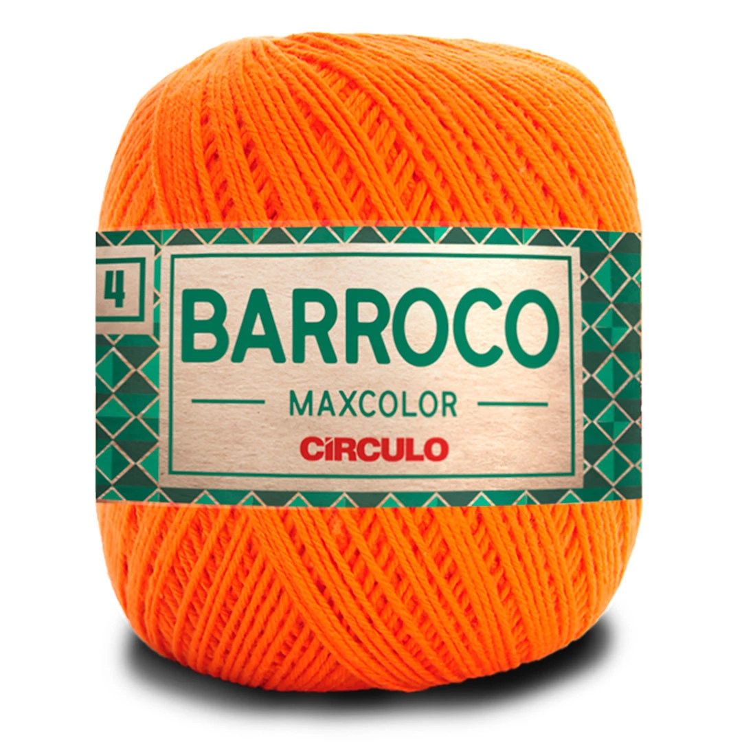 Linha Barroco Max Color N 4 200 Gramas Marca Circulo - 4456 - Laranja