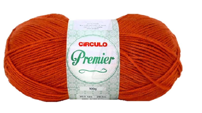 La Premier 100 gramas Marca Circulo COR 4817 BRASA