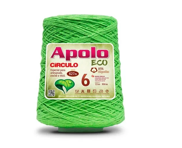 Barbante Apolo Eco fio 6 - Limão 5086