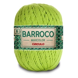 Linha Barroco Max Color N 6 200 Gramas Marca Circulo - 5203 - Greenery