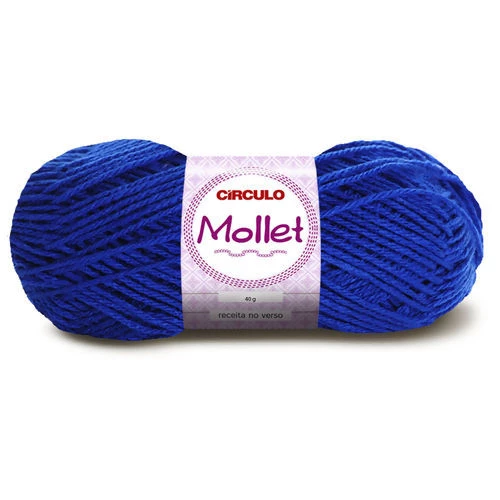 Lã Mollet 40 gramas Marca Circulo - 530 - Pacifico