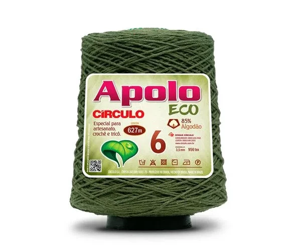 Barbante Apolo Eco fio 6 - Militar 5368