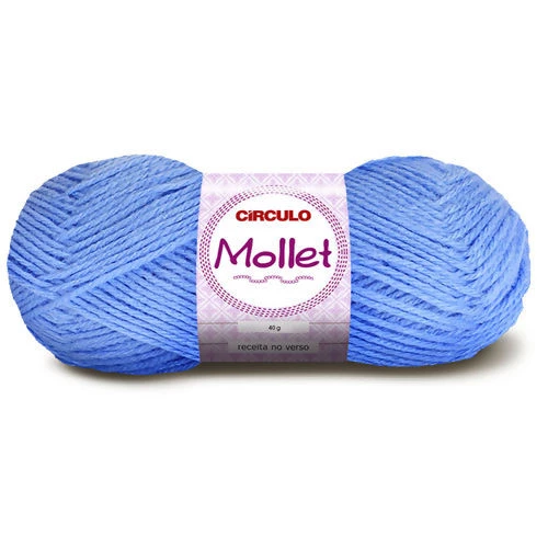Lã Mollet 40 gramas Marca Circulo - 541 - Enseada