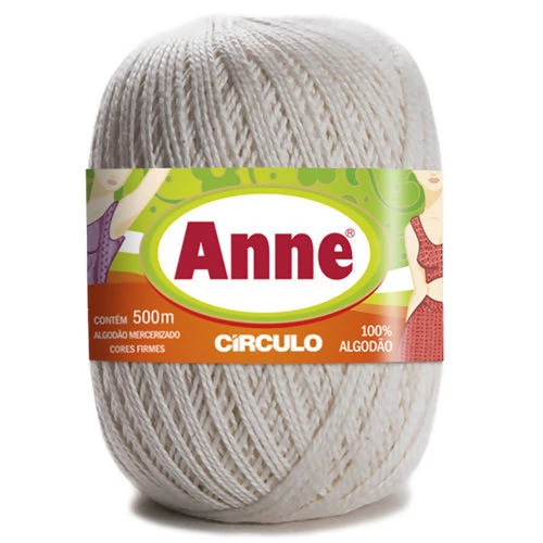 Linha Anne 500 metros Cores Lisas Marca Circulo 8176 - Off White