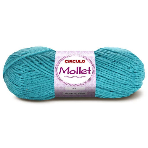Lã Mollet 40 gramas Marca Circulo - 5556 - Tiffany