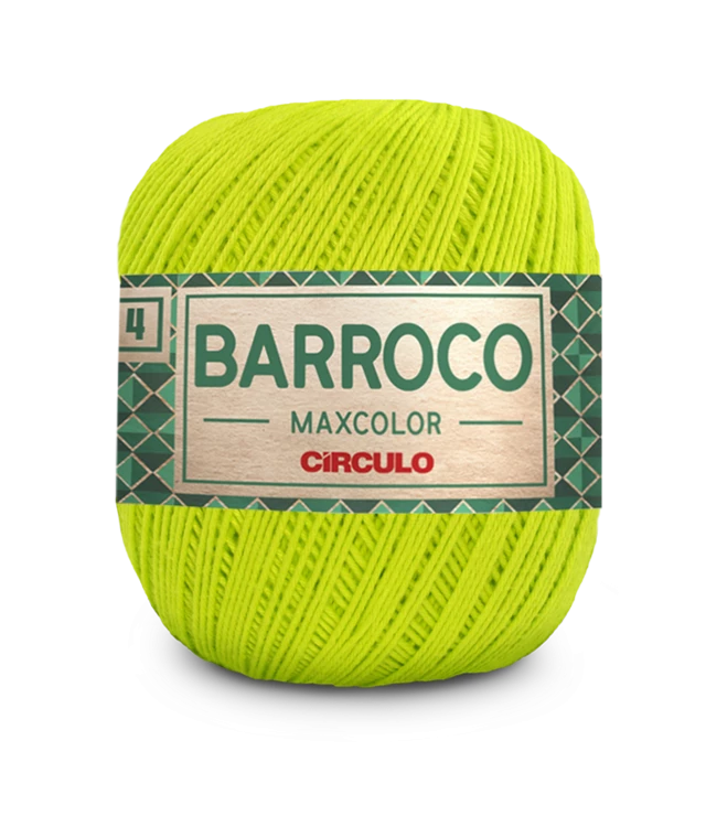 Linha Barroco Max Color N 4 200 Gramas Marca Circulo - 5583 - Verde Limao