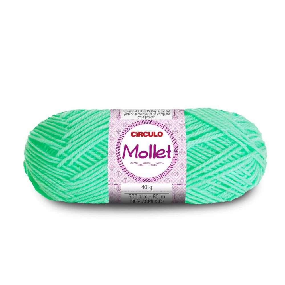 Lã Mollet 40 gramas Marca Circulo - 5743 - Neo Mint