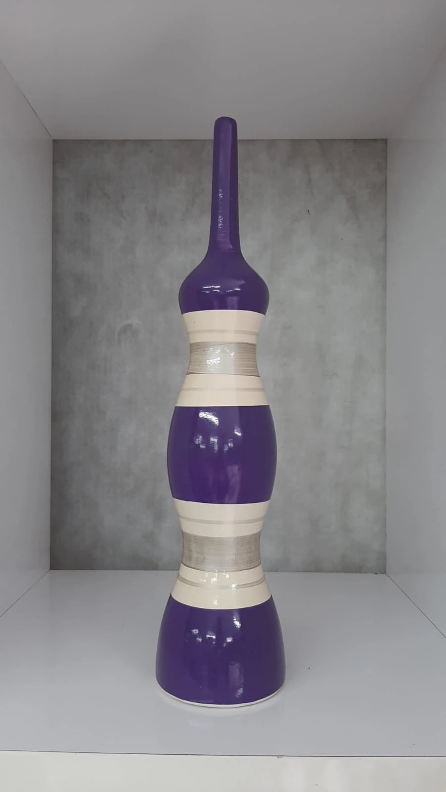 Garrafa Listrada Lilás BM 332