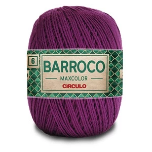 Linha Barroco Max Color N 6 200 Gramas Marca Circulo - 6375 - Uva