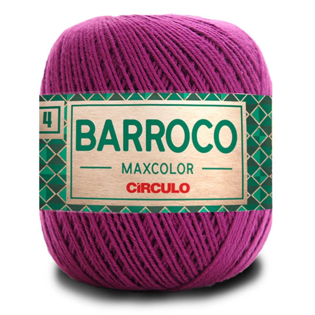 Linha Barroco Max Color N 4 200 Gramas Marca Circulo - 6375 - Uva