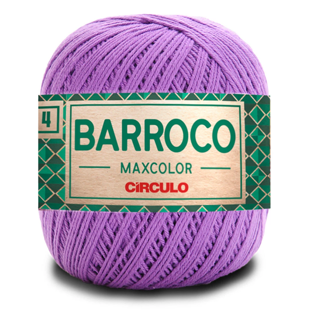Linha Barroco Max Color N 4 200 Gramas Marca Circulo - 6394- Lavanda